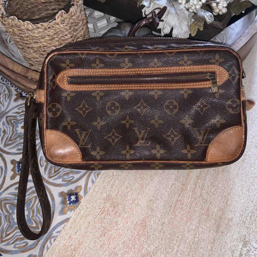 Louis Vuitton Marly Dragonne GM Wristlet C…